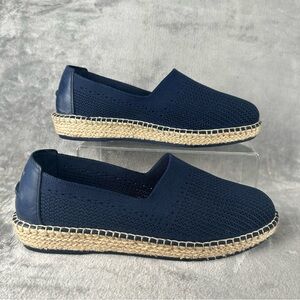 Cole Haan Cloudfeel Stitchlite Espandrille Slip On Womens 10.5‎ Navy Blue Shoes